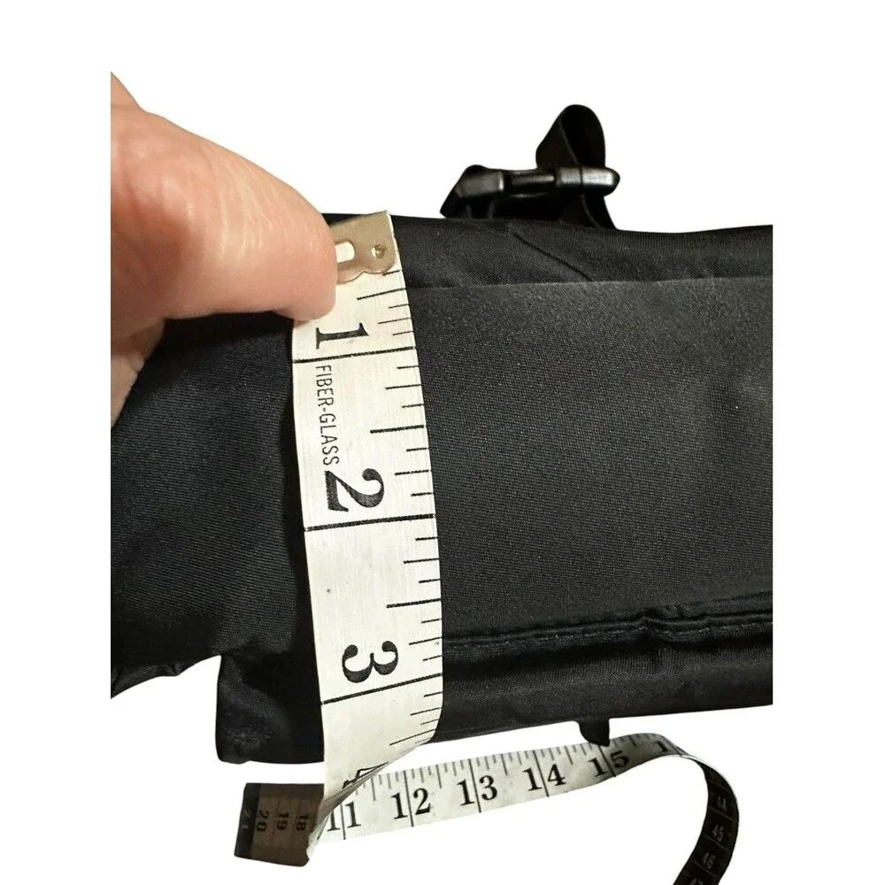 BEIS The Diaper Fanny Pack Black Nylon Crossbody Waist Bag with Wipes Pocket